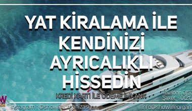 Lüks Yatlarda Renkli Zaman