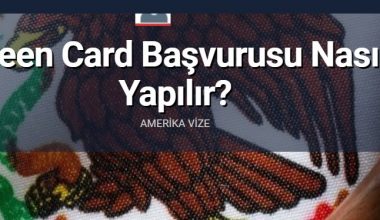 Amerika Eb 5 Vizesi Nedir? Nasıl Alınır?