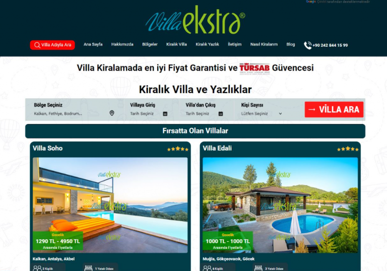 Deniz Manzaralı Villalarda Öne Çıkan İsim Deniz Manzaralı Villalarda Öne Çıkan İsim