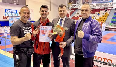 Ankara’da bulunan prestijli Taha Akgül Spor Salonu, Kerim Yazıharman ve İbrahim Murat Gündüz’ün nezaket ziyaretine ev sahipliği yaptı