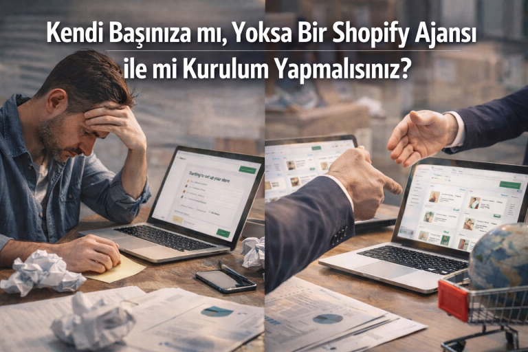 Kendi Başınıza mı, Yoksa Bir Shopify Ajansı ile mi Kurulum Yapmalısınız?